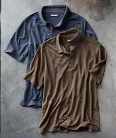 Thread /& Cloth Mens Acid Washed Variegated Horizontal Stripe Woven Shirt