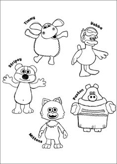 Timmy Time 14 Printable Coloring Page For Kids And Adults