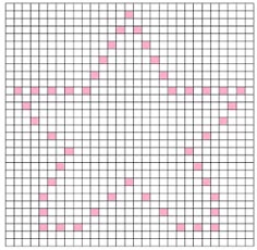 Crochet Patterns SCALES OF JUSTICE Graph//Chart Afghan Pattern