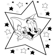 Tom And Jerry Coloring Pages Fun Party Activity For The Kids