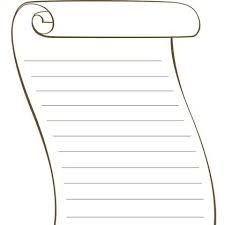 blank scroll template free printable activity blank scroll kids