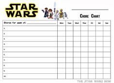 download chore chart template
