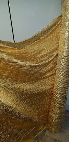GOLD SHIMMER DRESS CHIFFON FABRIC 58/" WIDE 10M copper