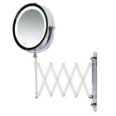 Lighted Wall Mount Makeup Mirror 10x/1x natural-light wall mirror | magnifying mirror, light walls Lighted Wall Mount Makeup Mirror 10x/1x natural-light wall mirror | magnifying mirror, light walls