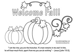 104 Best Fall Coloring Pages Images Book Welcome Fall Coloring Page With Verse More Holiday Options On Website Pages
