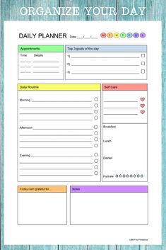 family daily routine schedule template home schedule organization
