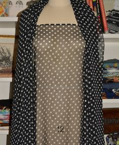 The 269 Best Fabric Dots Images On Pinterest In 2018 Vintage Polka Dot Fabric By The Yard See Through Sheer Black And White Chiffon For Tunic Hat Scarf Cardigan