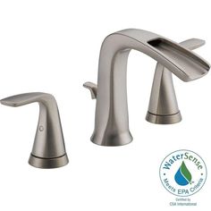 Bathroom Faucets Home Depot Delta delta tolva 8 in. widespread 2-handle bathroom faucet in stainless Bathroom Faucets Home Depot Delta delta tolva 8 in. widespread 2-handle bathroom faucet in stainless