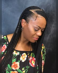 Cornrows With Box Braids, Small Cornrows, Unique Hairstyles