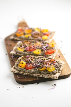 Canapes veganos