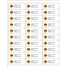 30 per page label template