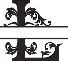 Download Split initial svg split letter M monogram svg - split ...
