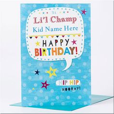 birthday cards for kids to print