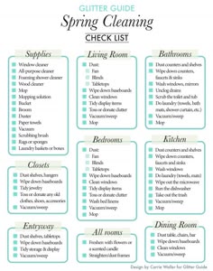 house cleaning template