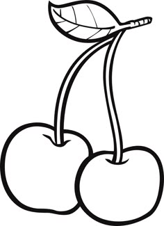 strawberry with eyes fruits coloring pages simple for kids