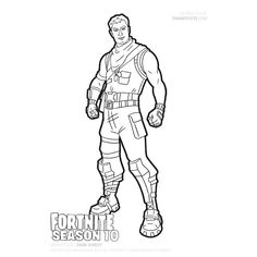 Coloriage Dark Jonesy skin from Fortnite season 10 Cute Coloring Pages, Cartoon Coloring Pages, Coloring Pages To Print, Coloring Books, Skin Drawing, Drawing Body Poses, Epic Games Fortnite, Christmas Drawing, Painted Wine Glasses
