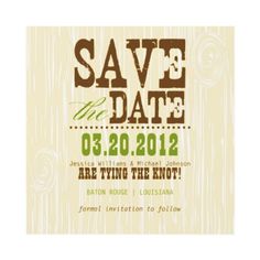 Rustic Save The Date Postcards Lyrical Love Collection Song Rustic Wooden Save The Date Announcement