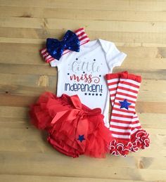 Rhinestone Happy 4th July Black Top Patriotic Stripe Star Baby Girl Skirt 3-12m
