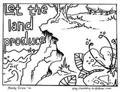 are you looking for a coloring sheet about the third day of creation then print - Creation Coloring Pages are you looking for a coloring sheet about the third day of creation then print - Creation Coloring Pages