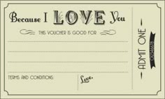 blank birthday coupons to print printable coupons i owe you coupon template