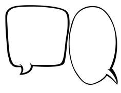 empty word bubble
