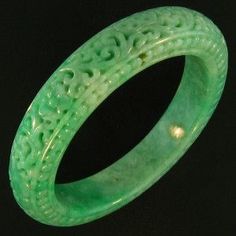 Certified Natural a Grade Jade 13 mm//jade carving perles Hommes /& Femmes Bracelet AA