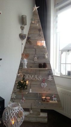 Trozos de madera joyería árbol hecho a mano en Cornwall