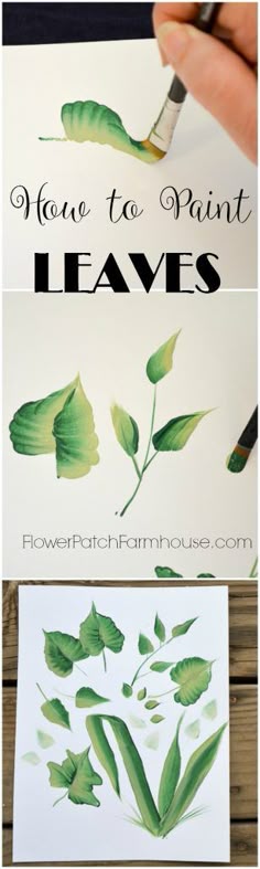 28 Best Draw Leaves Images On Pinterest In 2018 Fall Crafts How To Paint Leaves In Acrylics