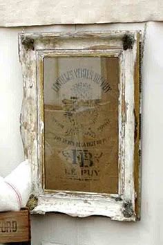169 Best Creative W Sacks Images On Pinterest Grain Sack Framing Antique Just Took A Burlap Bag To The Wonder If
