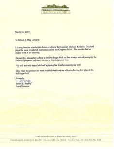 simple cover letters examples