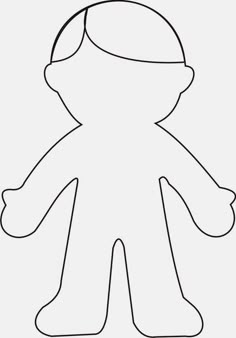 person outline template