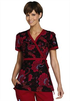 Herpes masturbate dont Asian print scrubs