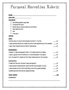 personal characteristics essay