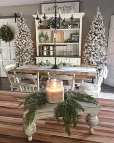 christmas farmhouse decor rustic natural decoration holiday decorating modern decorations flocked trees discover