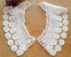 3 metros-Bonito en encaje inglés blanco de encaje de corte 3/"//7.5cm Top Seller recorte