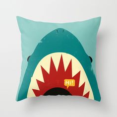 Shark Pillow shark fin plush pillow - handmade shark fin decorative cushion Shark Pillow shark fin plush pillow - handmade shark fin decorative cushion