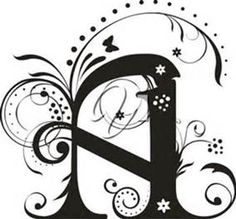 Decrotive initial clip art Decrotive initial clip art