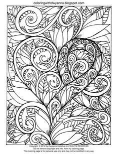 Coloring With Dwyanna Awareness Ribbon Page