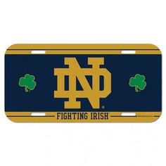 NCAA Notre Dame Fighting Irish WinCraft Official Round Clock