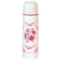 NEU GreenGate Thermos Bottle Flora White 800 ml