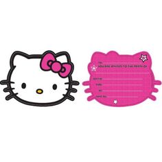 hello kitty invitation maker