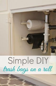 simple diy trash bags on a roll kitchen sink organizationstudio organizationorganization ideastrash - Kitchen Organization Ideas Small Spaces simple diy trash bags on a roll kitchen sink organizationstudio organizationorganization ideastrash - Kitchen Organization Ideas Small Spaces