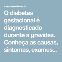 sintomas de diabetes na gravidez