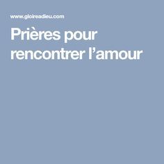 priere pour rencontrer un homme