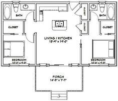 14 Open house plans ideas house plans, small house plans