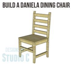 127 Best Dining Room Chairs Images Wood Carpentry Build One Chair Or Several With The Daniela Dining Plans I Really Love This