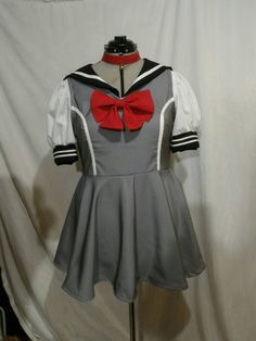Tokyo Mew Mew Ichigo Momomiya Summer School Uniform Dress Cosplay Costume