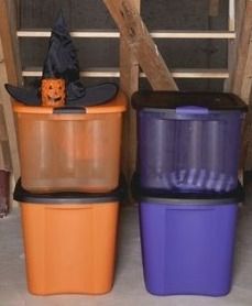 Halloween Plastic Storage Bins: Store Your Halloween Decorations In Style