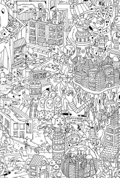 City Scape Colouring 2