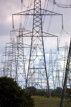 Image result for pylons marching across a field Pinterest